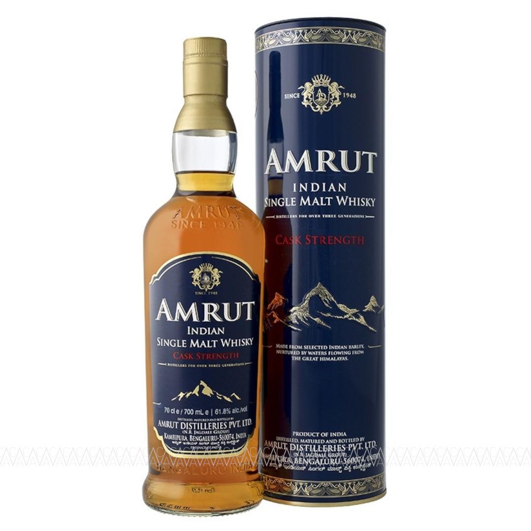 Amrut Cask Strength Single Malt Indian Whisky 618 Alc 700ml